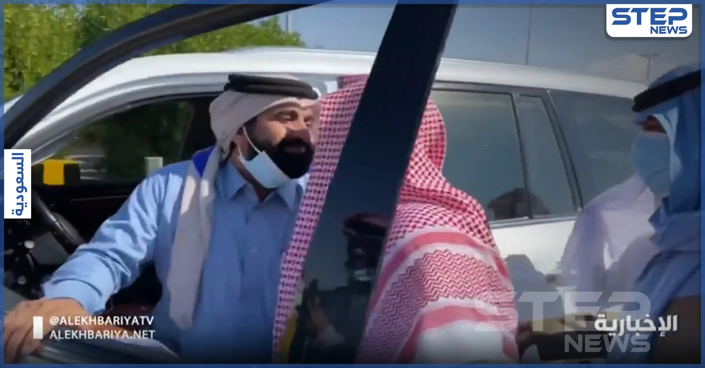 بالفيديو|| ردة فعل السعوديون في لقاء أول قطري يدخل السعودية بعد المصالحة الخليجية