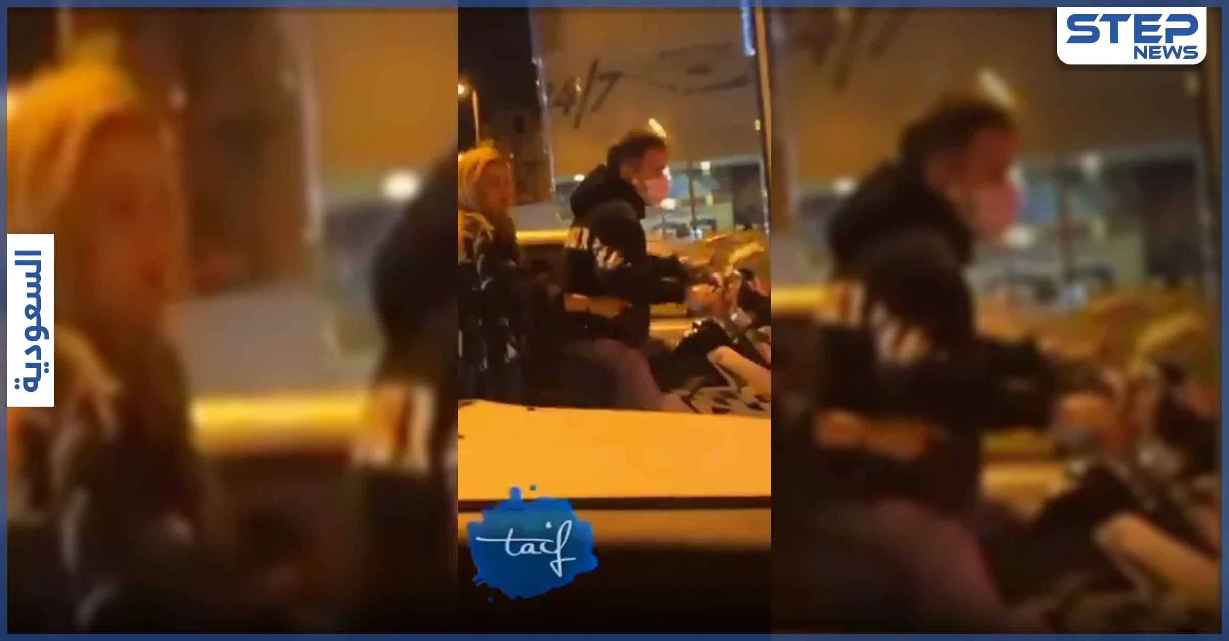 بالفيديو|| فتاة الطائف الشقراء تشهر سلاحها على المارة معتليةً دراجة ناريّة.. وموجة غضب في السعودية