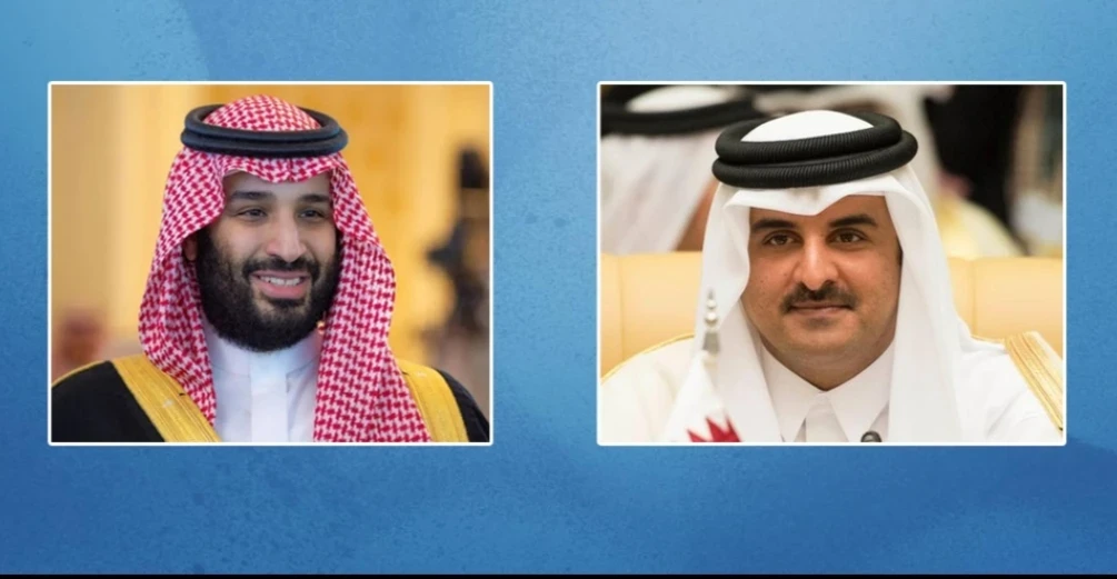 اتصال هاتفي بين ولي العهد السعودي وأمير دولة قطر.. إليك تفاصيله