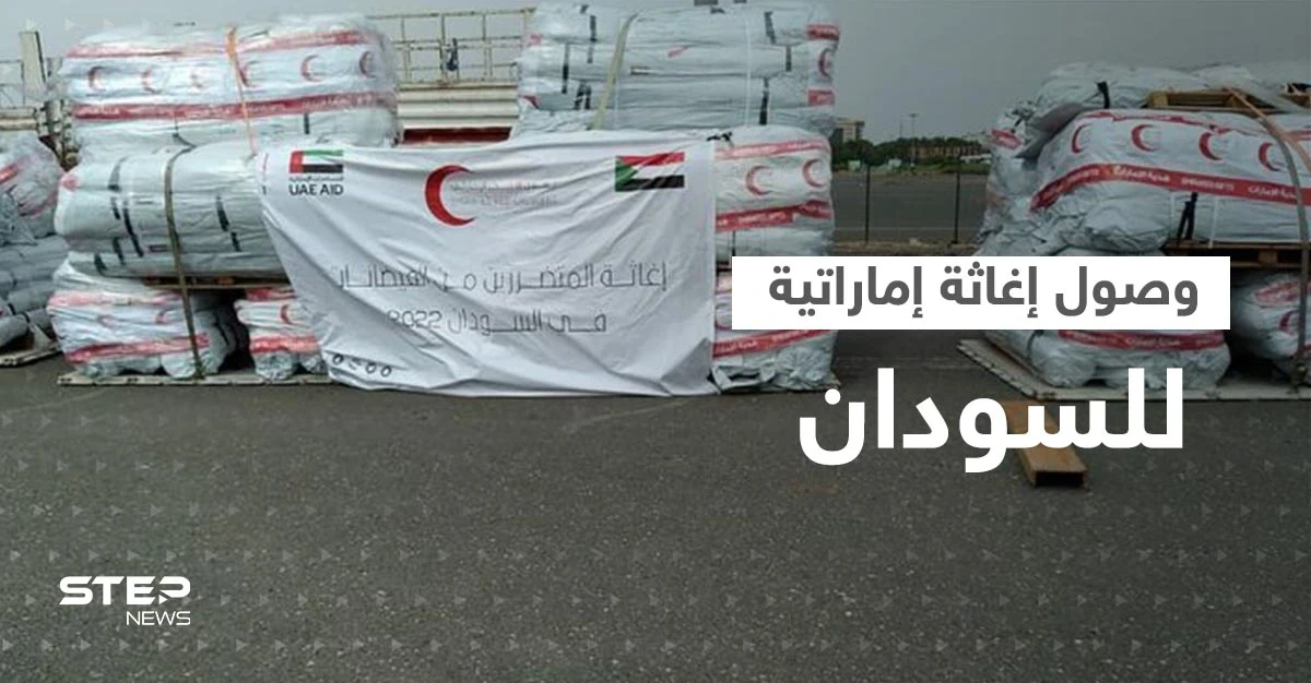 شاهد|| وصول أول طائرة مساعدات إماراتية إلى متضرري فيضانات السودان