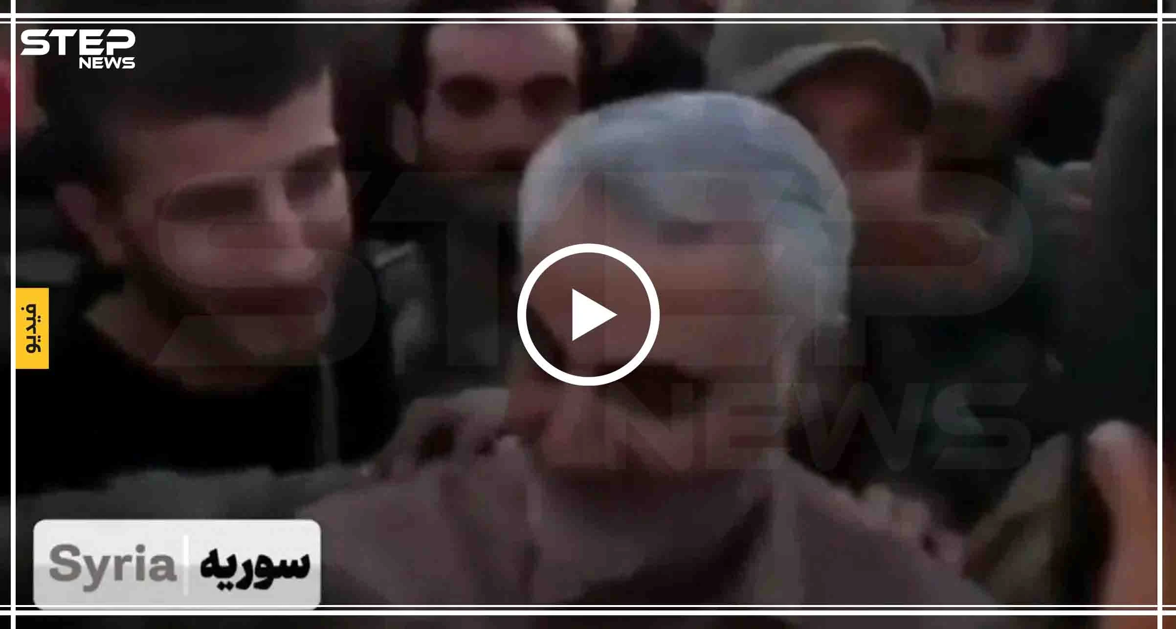 مشهد نادر لقائد فيلق القدس قاسم سليماني في سوريا (فيديو)