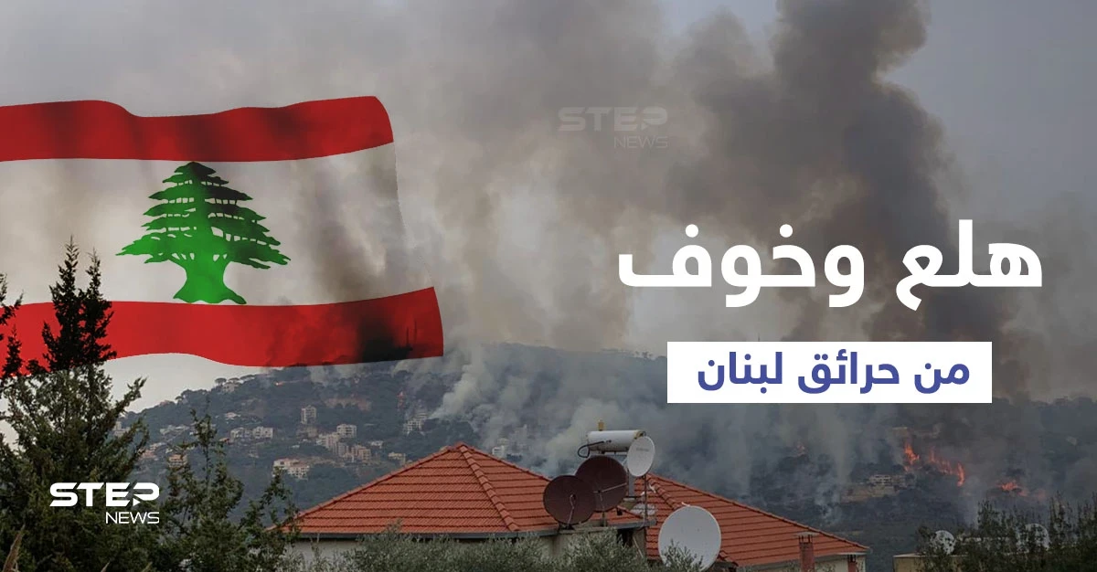 مشاهد محزنة من حرائق بيت مري اللبنانية وألسنة اللهب باتت تحاصر المنازل.. و6 مروحيات تشارك بإطفاء حريق بالجليل (فيديو وصور)