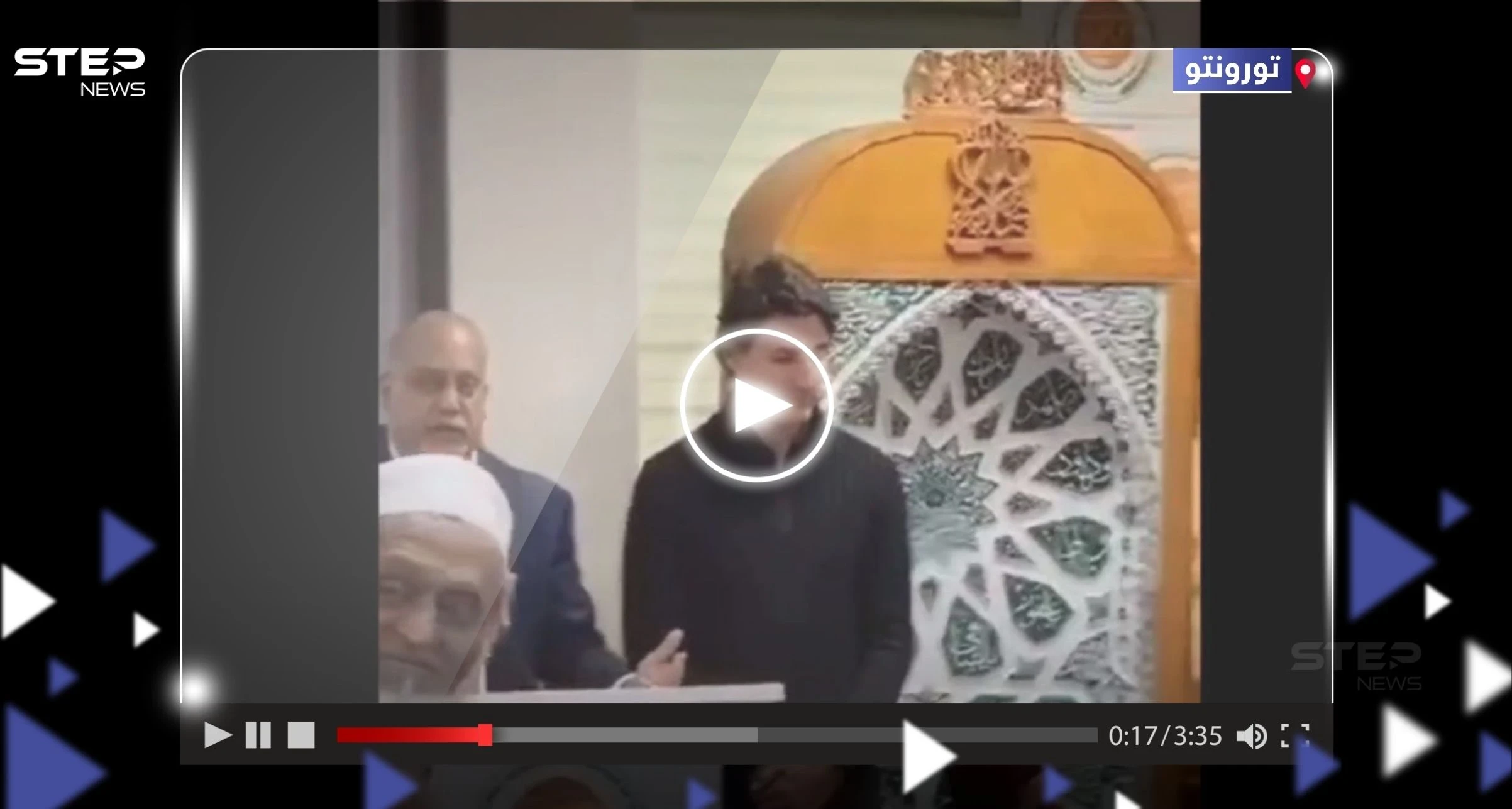 لدعمه إسرائيل.. شاهد لحظة طرد رئيس وزراء كندا جاستن ترودو من مسجد شهير في تورونتو