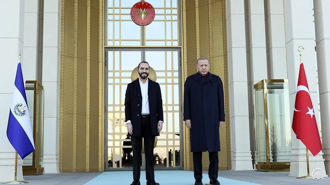 أردوغان يوقع اتفاقيات هامة مع رئيس السلفادور والأخير يشير إلى البيتكوين