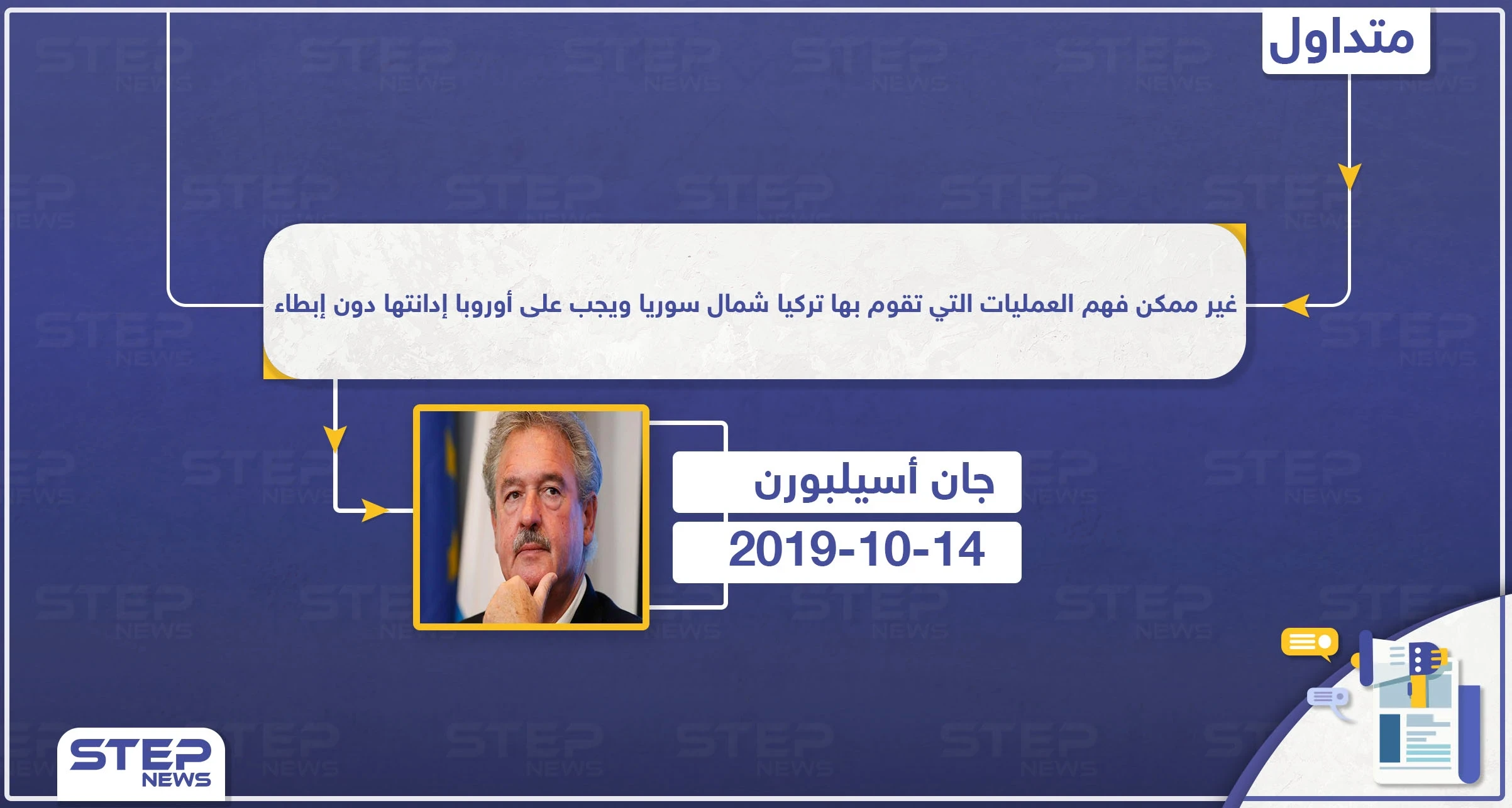 أسيلبورن: في هذه الحالة يتعيّن على حلف الناتو دعم تركيا ضد بشار الأسد