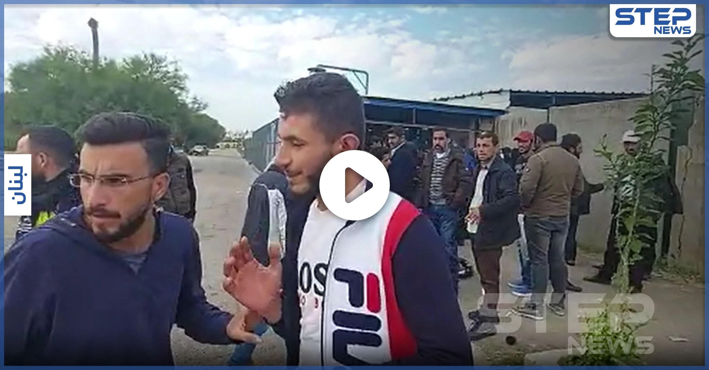 خاص بالفيديو|| اللاجئين السوريين في لبنان يتظاهرون أمام مقرات الأمم المتحدة بعد طردهم من منطقة بشري