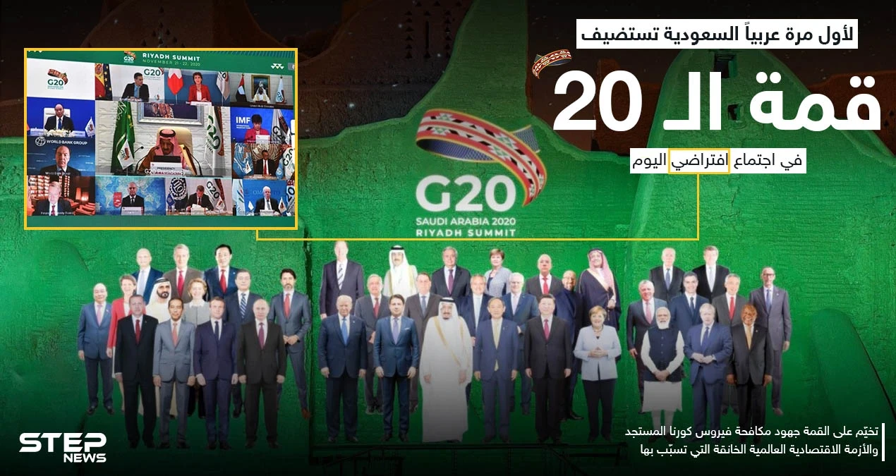 اجتماع افتراضي لقمة الـ 20 برئاسة السعودية