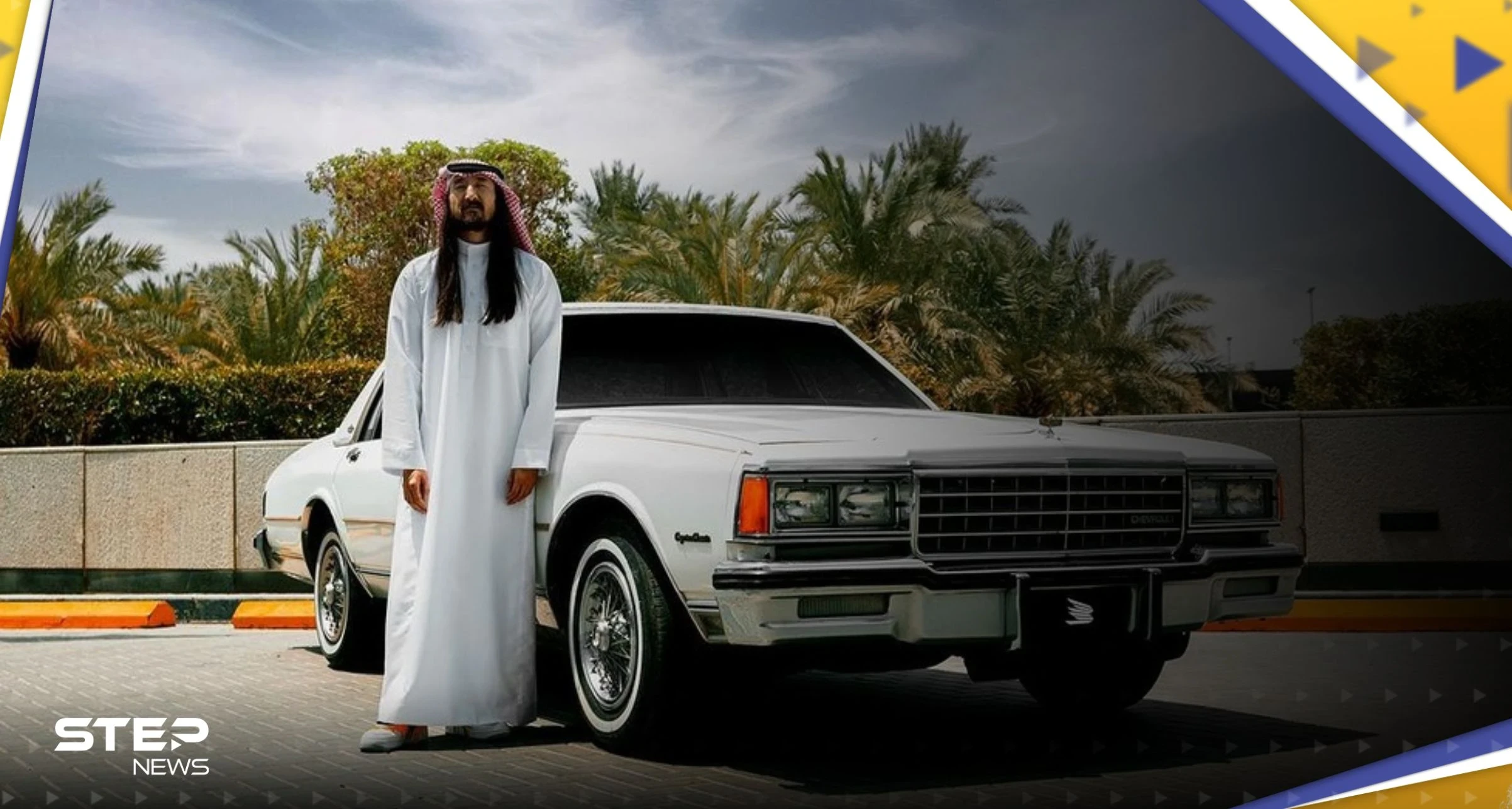بعد رونالدو.. نجم عالمي جديد يظهر بالثوب الأبيض في السعودية ويثير تفاعلاً كبيراً (صور)