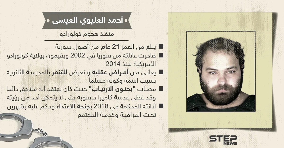 من هو أحمد العليوي العيسى المشتبه به بقضية مقتل 10أشخاص بإطلاق النار في كولورادو الأمريكية؟