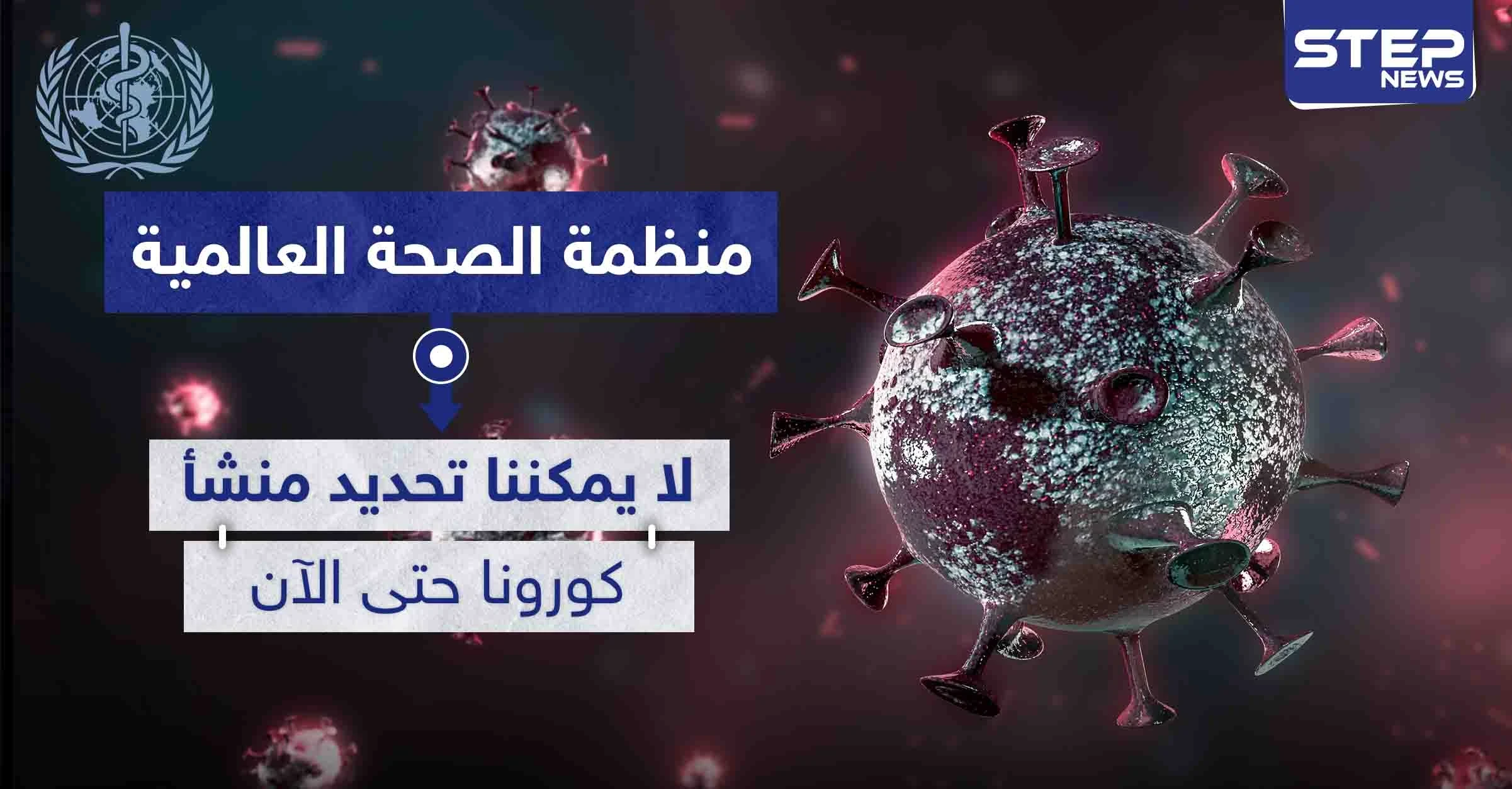 منظمة الصحة العالمية: "لا يمكننا تحديد منشأ كورونا حتى الآن"