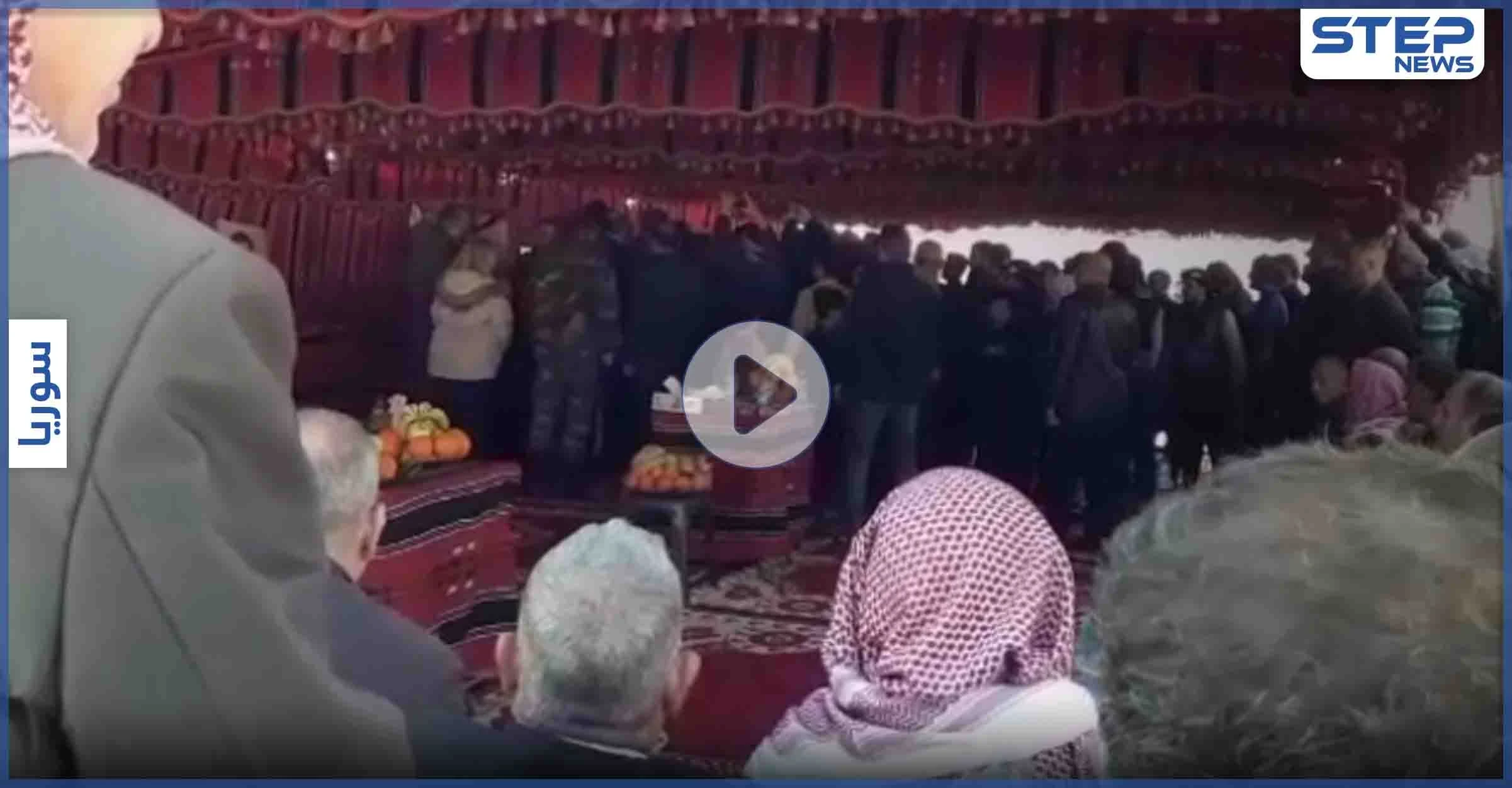 خاص بالفيديو|| محافظ حماه وأعضاء برلمان النظام السوري يشاركون بحملة ترويجية لعودة النازحيين