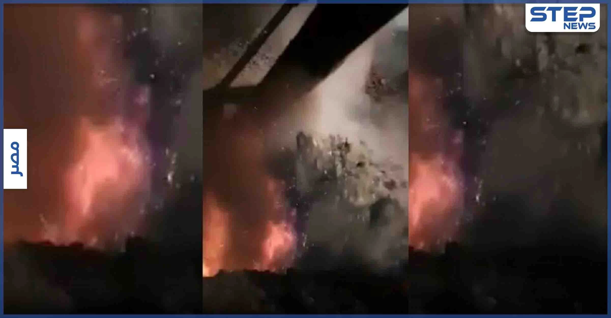 بالفيديو|| بسبب الطفلة السوداء وصاحبها.. نيران تخرج من باطن الأرض بمصر وتثير جدلاً