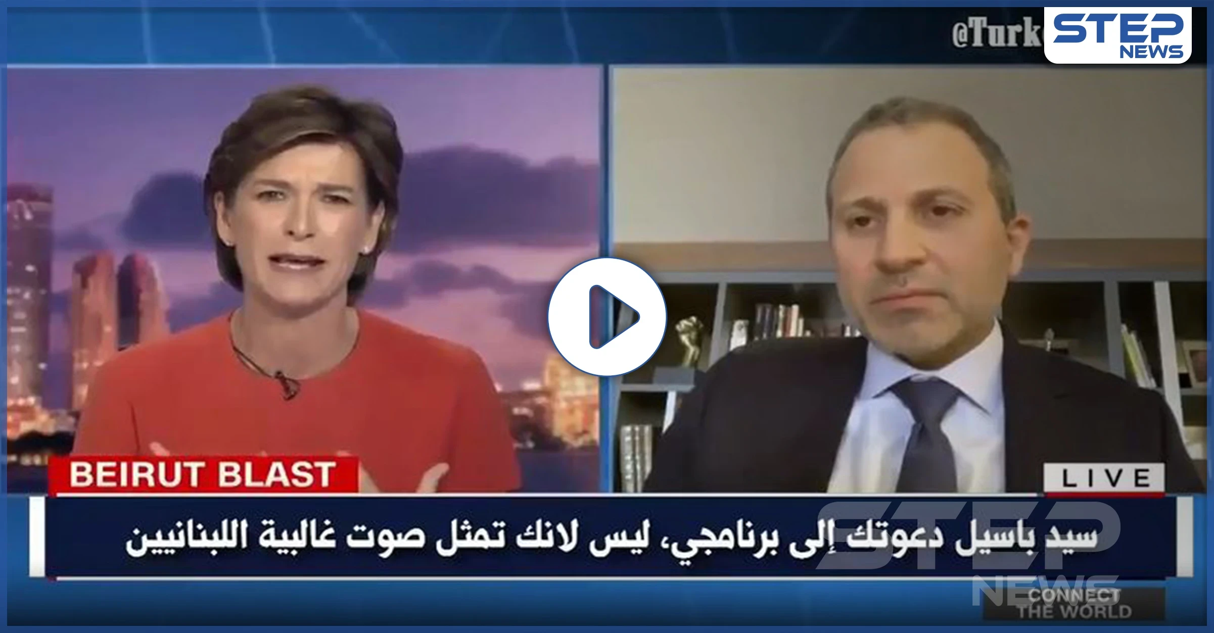 بالفيديو|| جبران باسيل يواصل تحريضه على السوريين.. ومذيعة أمريكية توبخه على الهواء