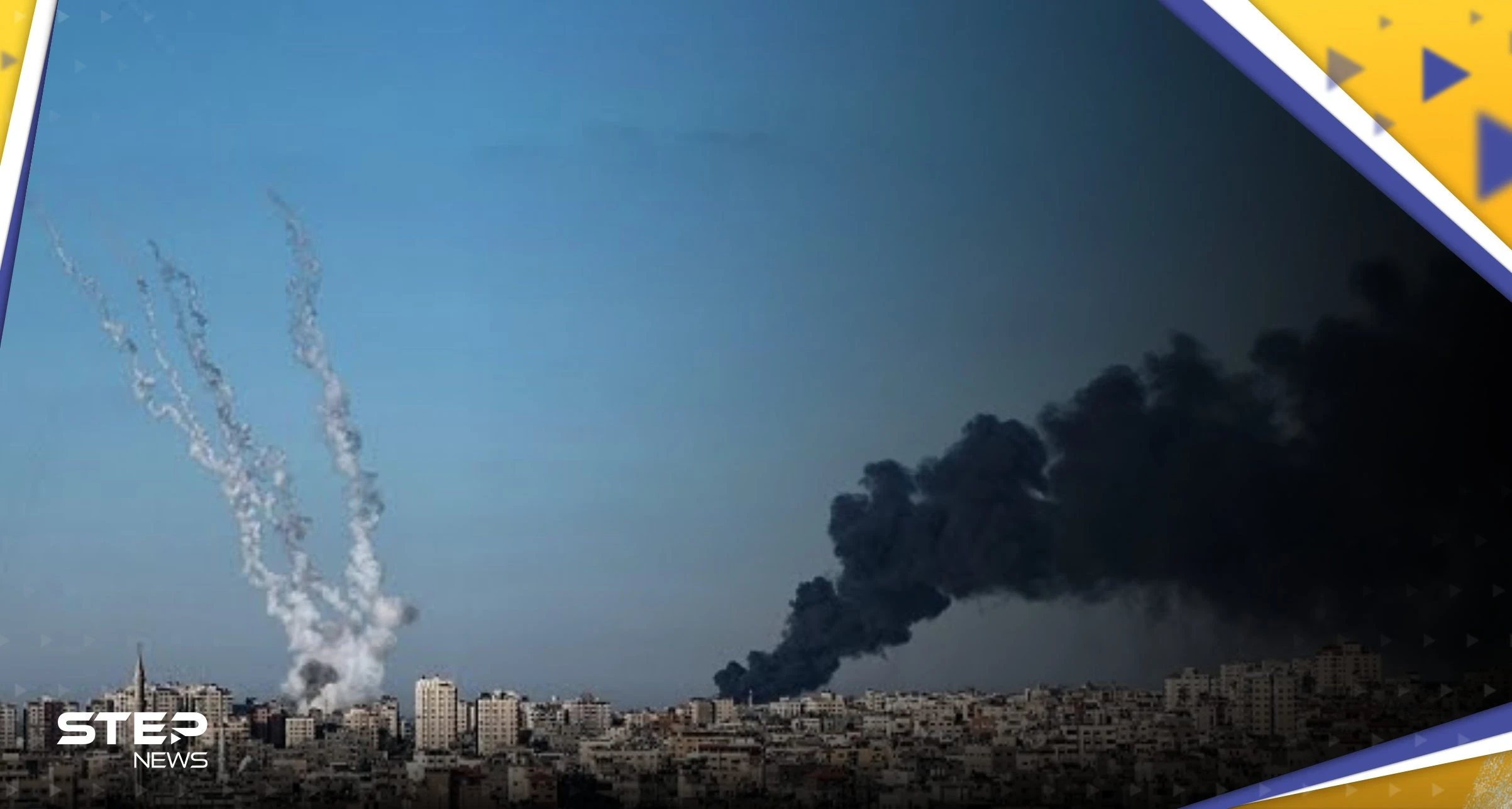 تبادل إطلاق صواريخ بين الجيش الإسرائيلي والفصائل الفلسطينية في غزة (فيديو)