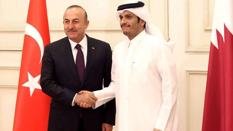 وزيري الخارجية القطري والتركي يوضحان طبيعة الحل في سوريا واليمن وليبيا ويتحدثان عن قضايا إقليمية