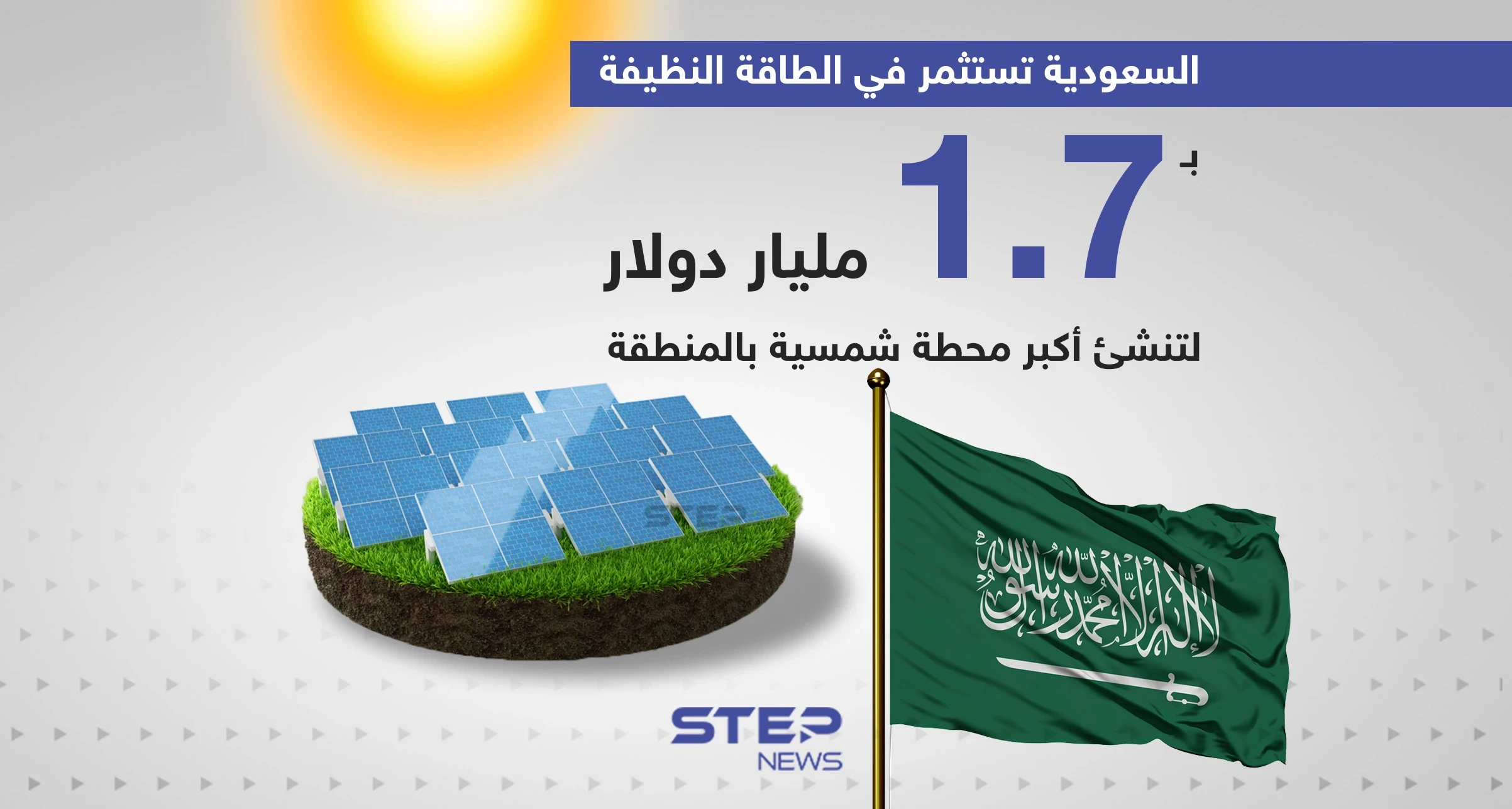 السعودية تستثمر في أكبر محطة للطاقة الشمسية بالشرق الأوسط بتكلفة 1.7 مليار دولار