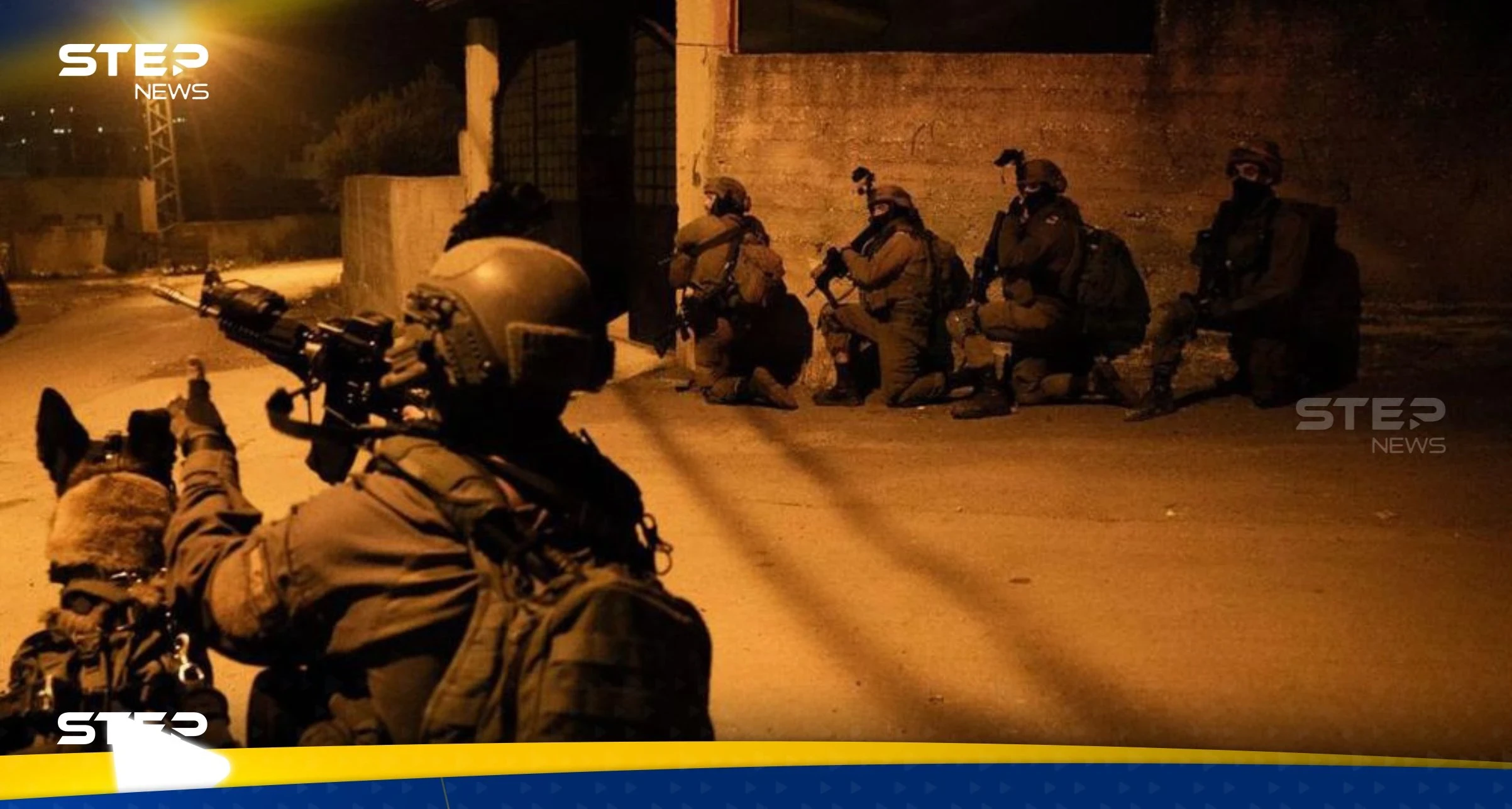 شاهد|| اشتباكات بين فصائل فلسطينية وقوة إسرائيلية اقتحمت جنين في الضفة
