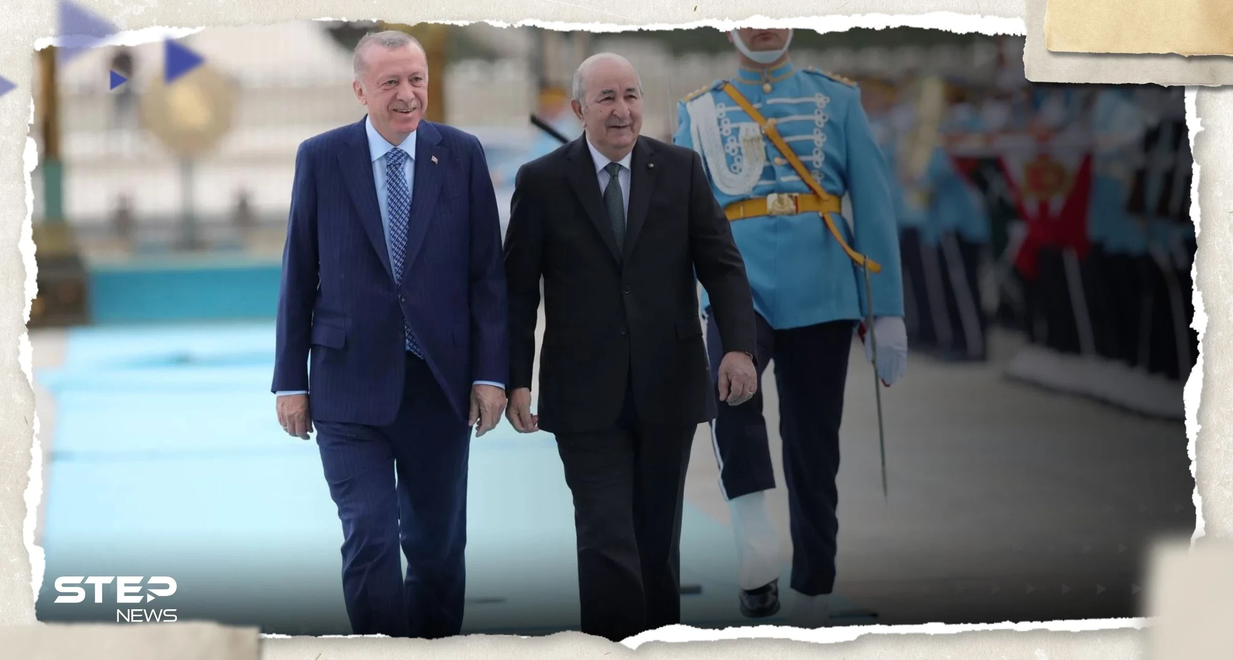 شاهد|| كيف استقبل أردوغان الرئيس الجزائري في قصر "دولمة بهتشه" بإسطنبول