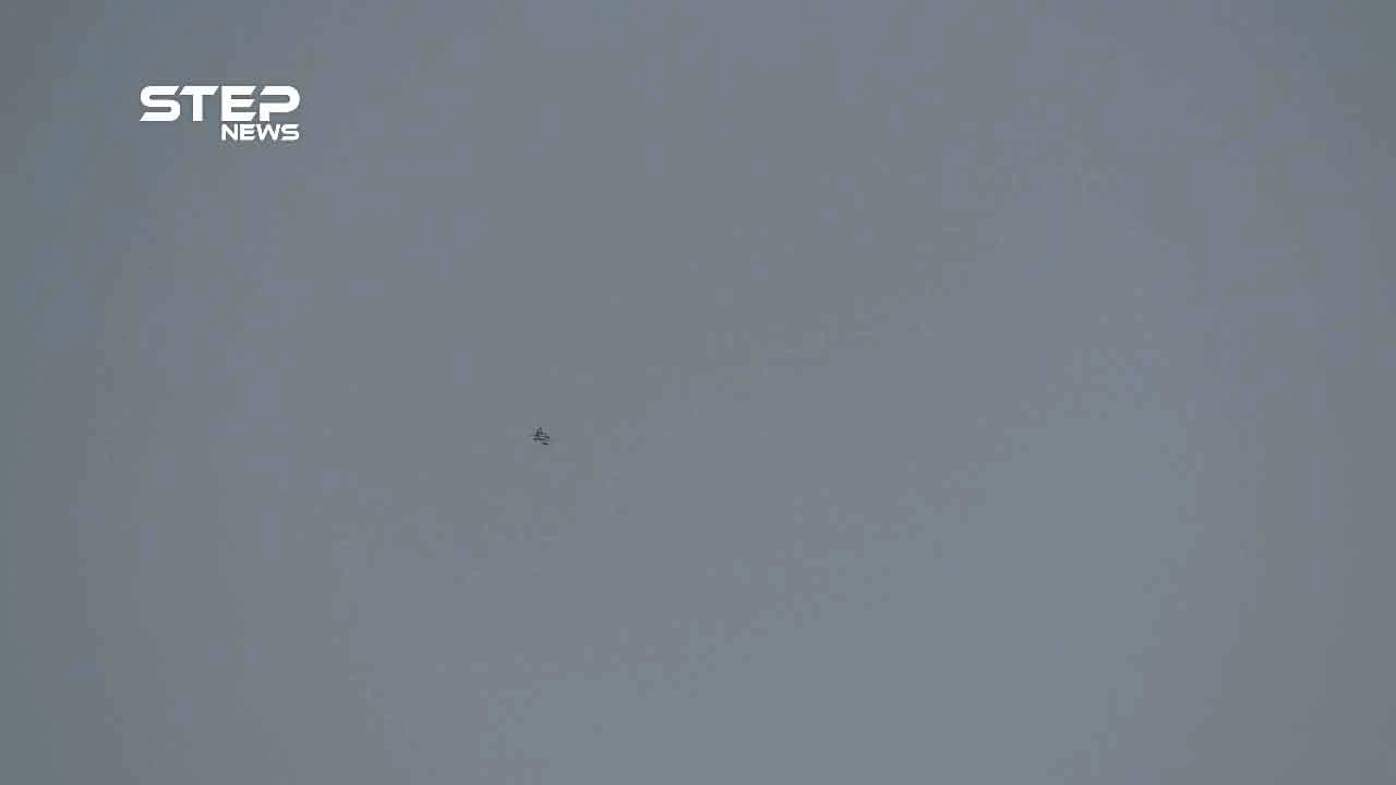بالفيديو شاهد لحظة تنفيذ الطيران الحربي على قريتي الزكاة وحصرايا شمالي حماة