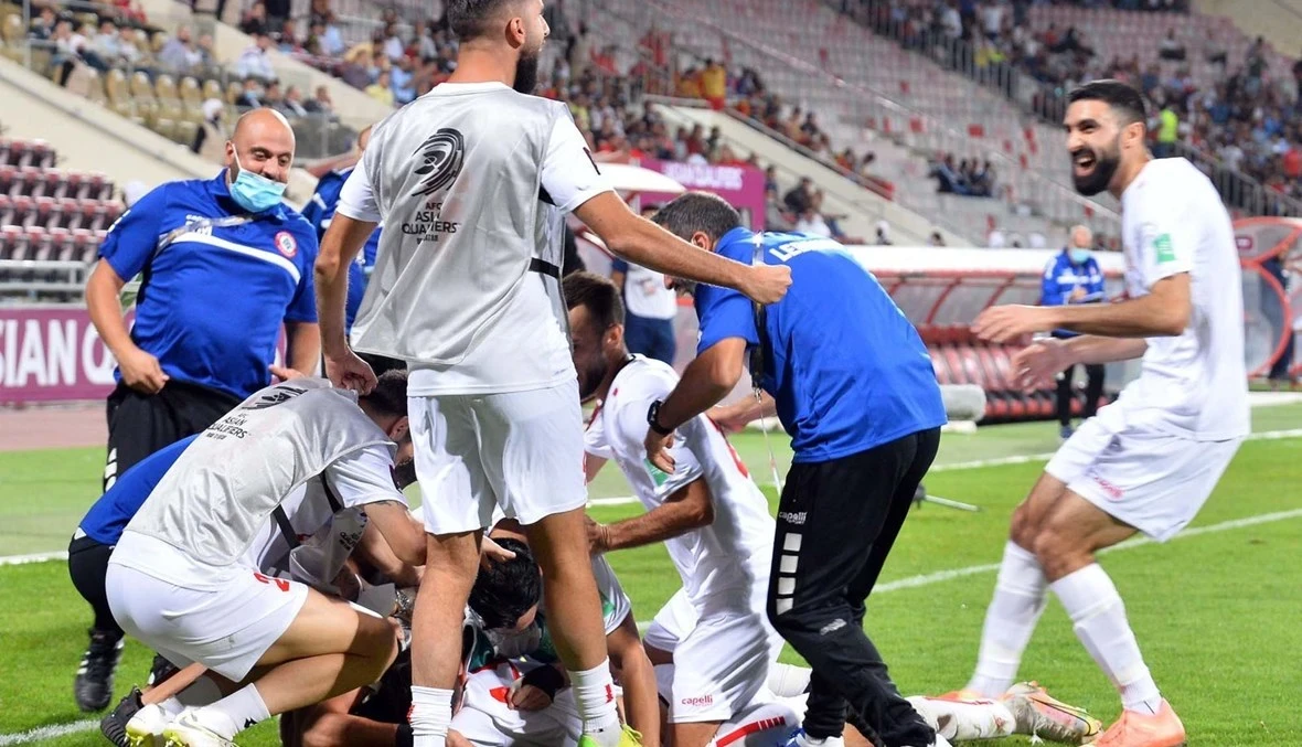 المنتخب اللبناني يهزم السوري ويتركه وحيداً بالمركز الأخير ضمن تصفيات كأس العالم
