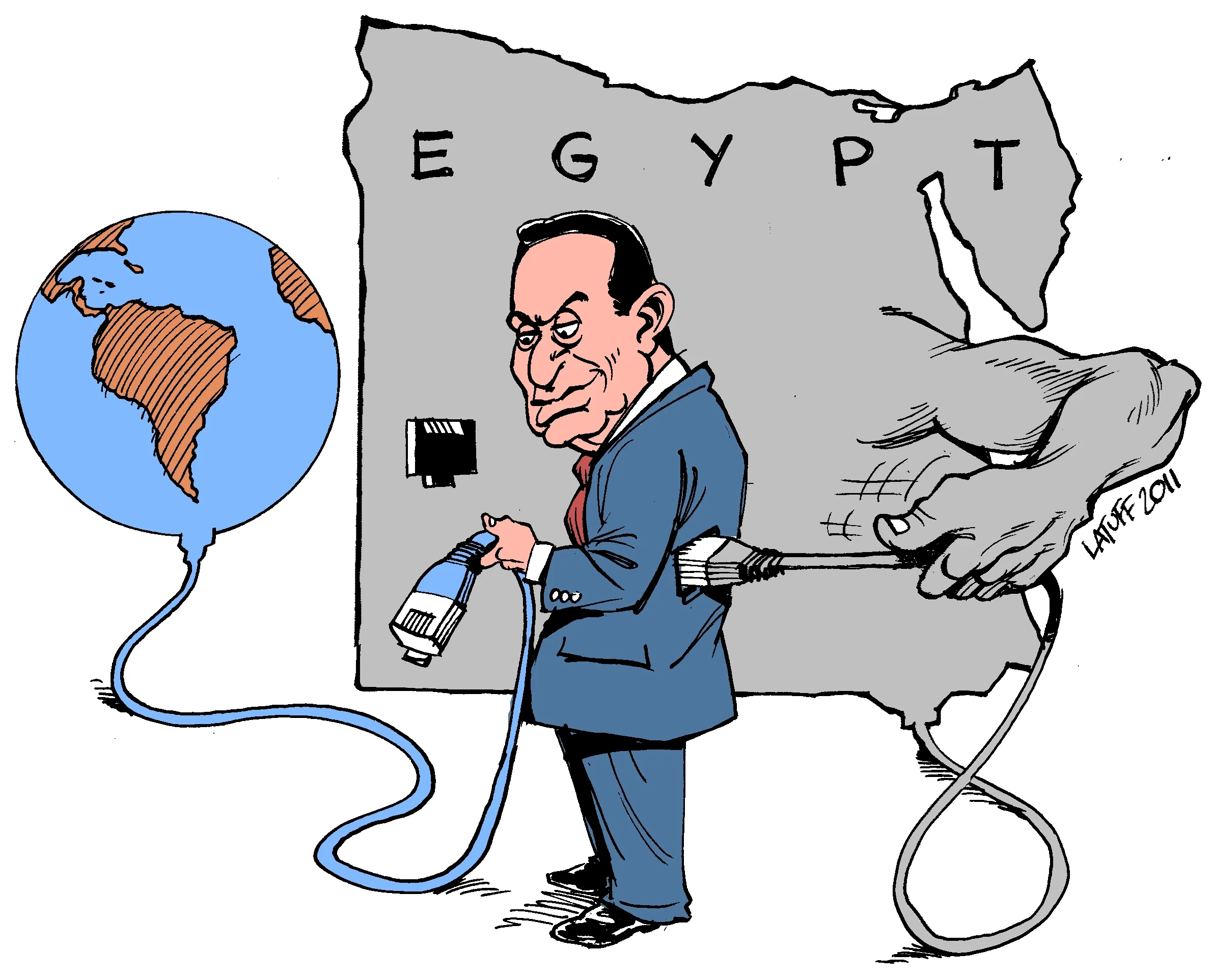 كاريكاتير || وفاة حسني مبارك!