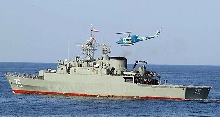 انطلاق مناورات عسكرية بحرية مشتركة بين إيران وروسيا في المحيط الهندي