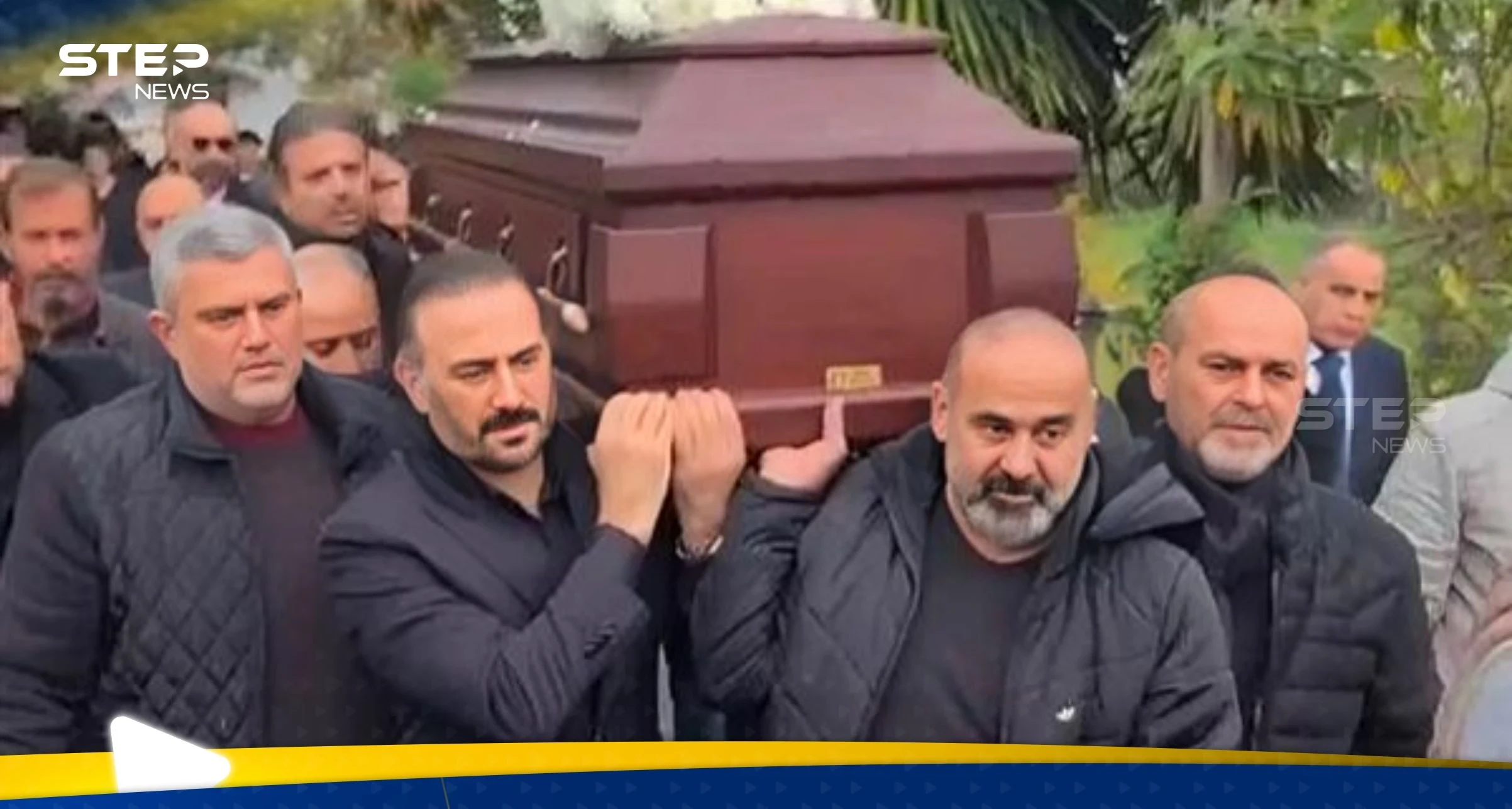 شاهد|| تشييع والد قصي خولي.. والنجم السوري يودعه بكلمات مؤثرة