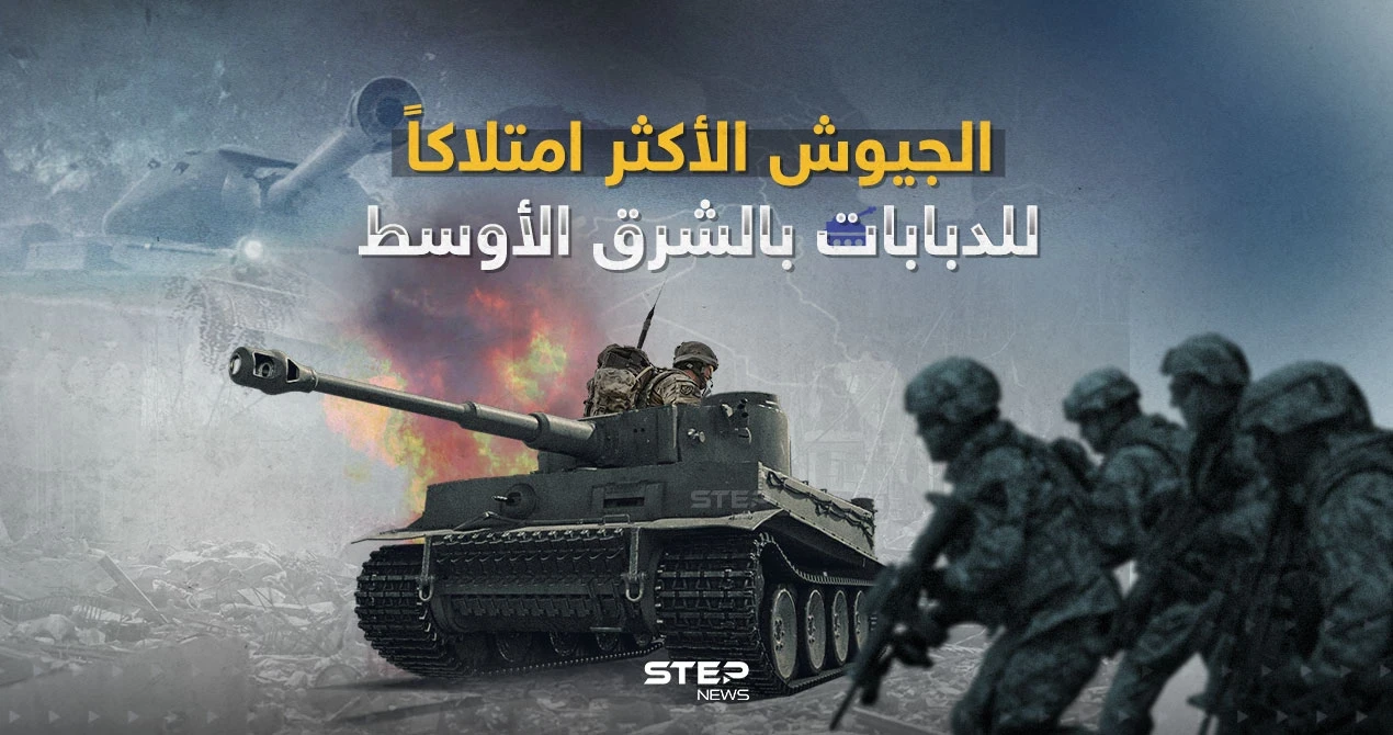 جيوش الشرق الأوسط الأكثر امتلاكاً للدبابات