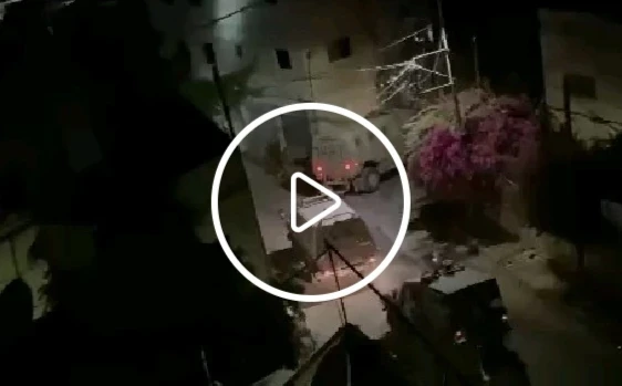 بالفيديو|| لحظة اعتقال القوات الإسرائيلية الأسيرين أيهم كممجي ومناضل نفيعات في عملية مشتركة بجنين