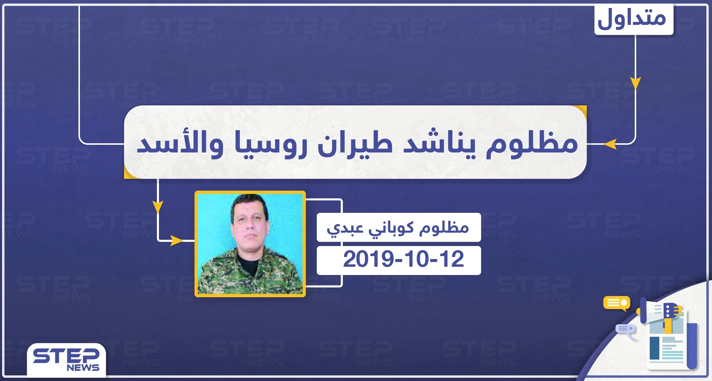  مظلوم : إن لم ترد مساعدتنا أمريكا سنستدعي النظام السوري والطيران الروسي لحمايتنا