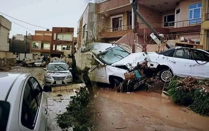 بالفيديو|| ضحايا وخسائر مادية كبيرة في إقليم كردستان العراق بسبب السيول الجارفة