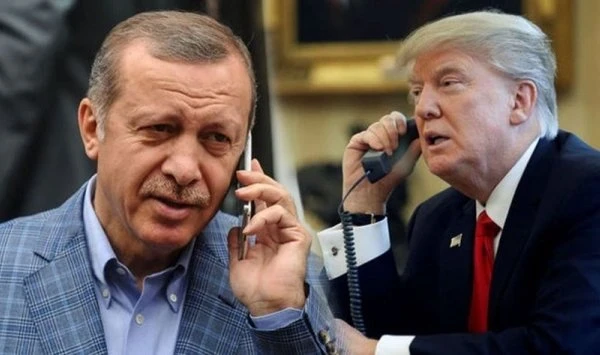 باتصال هاتفي، أردوغان يُقنع ترامب بضرورة سحب القوّات الأمريكية