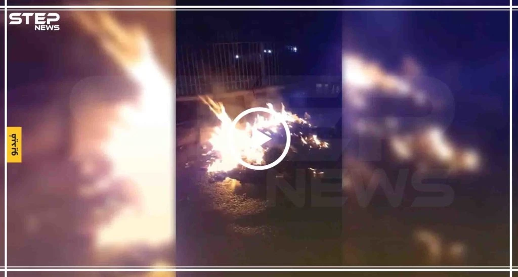 بالفيديو: هيئة تحرير الشام غاضبة من السجائر، وتحرقهم وسط أرمناز "انتقامًا"