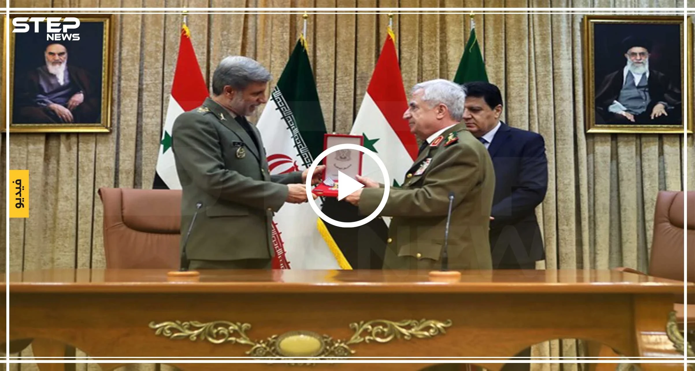 بالفيديو|| مرسوم "الأسد" رقم 1 لعام 2020.. "سليماني بطل الجمهورية"