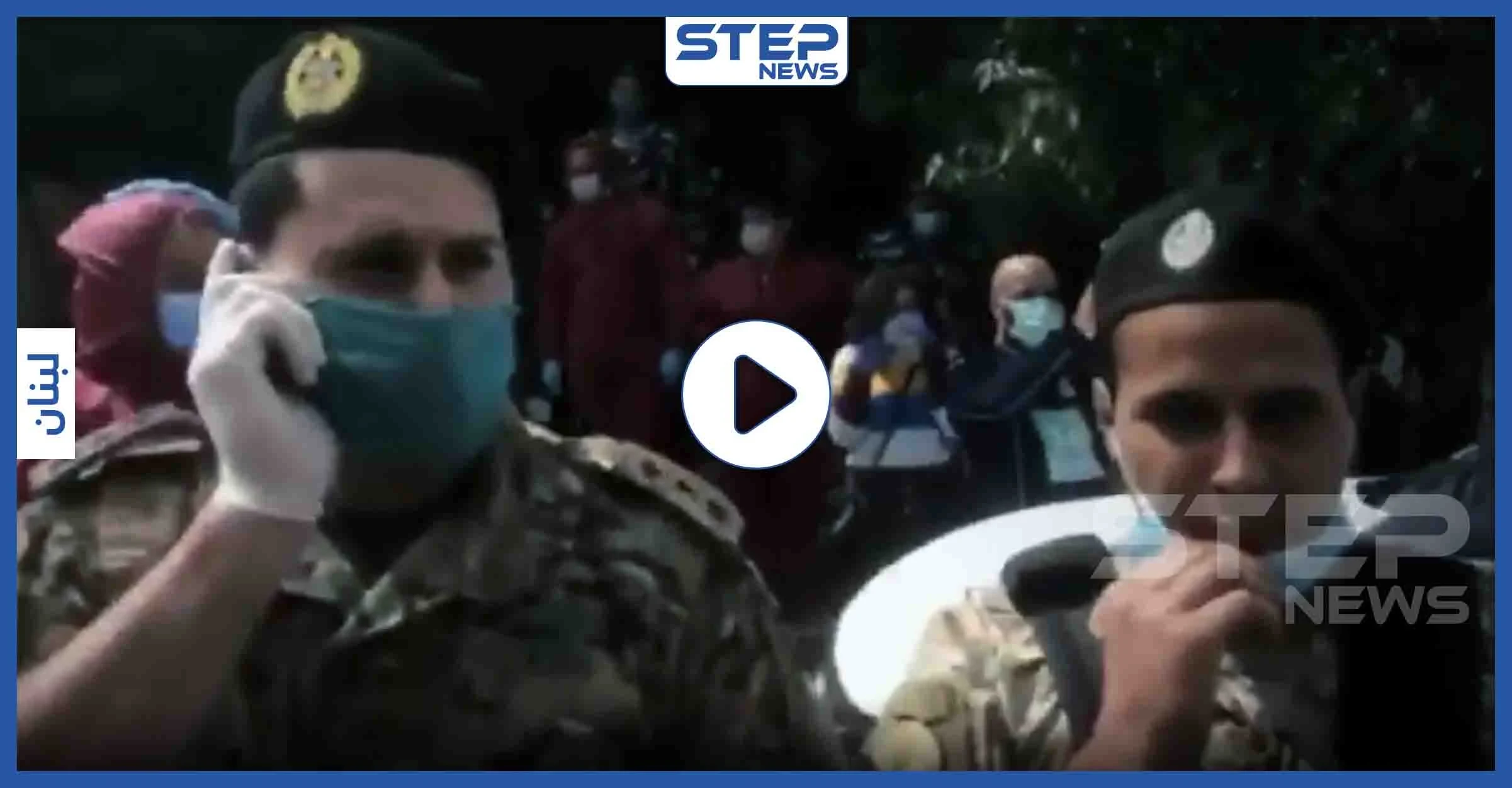 بالفيديو|| على مرأى من الجيش.. مرافقي نائب لبناني يطلقون النار في الهواء لتفريق متظاهرين في عكار