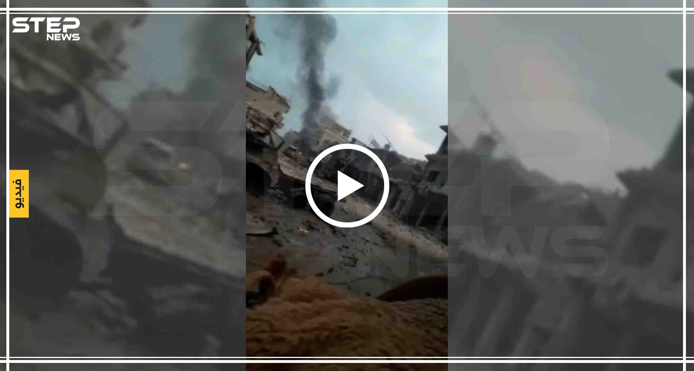 بالفيديو|| جثث بالشوارع ودمار كبير.. الطيران الروسي يرتكب مجزرة بكفرلاتة جنوبي إدلب