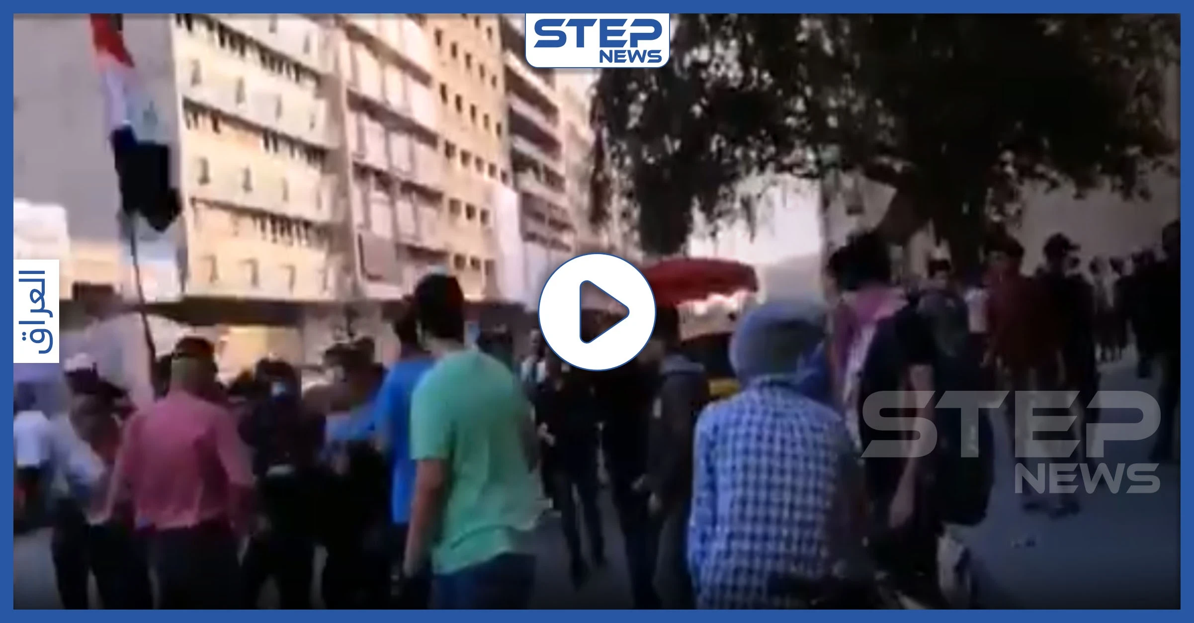 بالفيديو|| حالات اختناق وجرحى مدنيين.. و10 صواريخ تسقط على قاعدة أمريكية في العراق