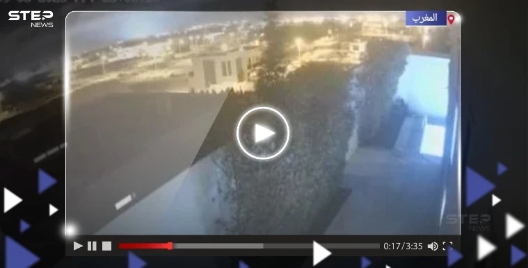 بالفيديو|| ظهور وميض أزرق غامض في سماء المغرب لحظة وقوع الزلزال المدمر
