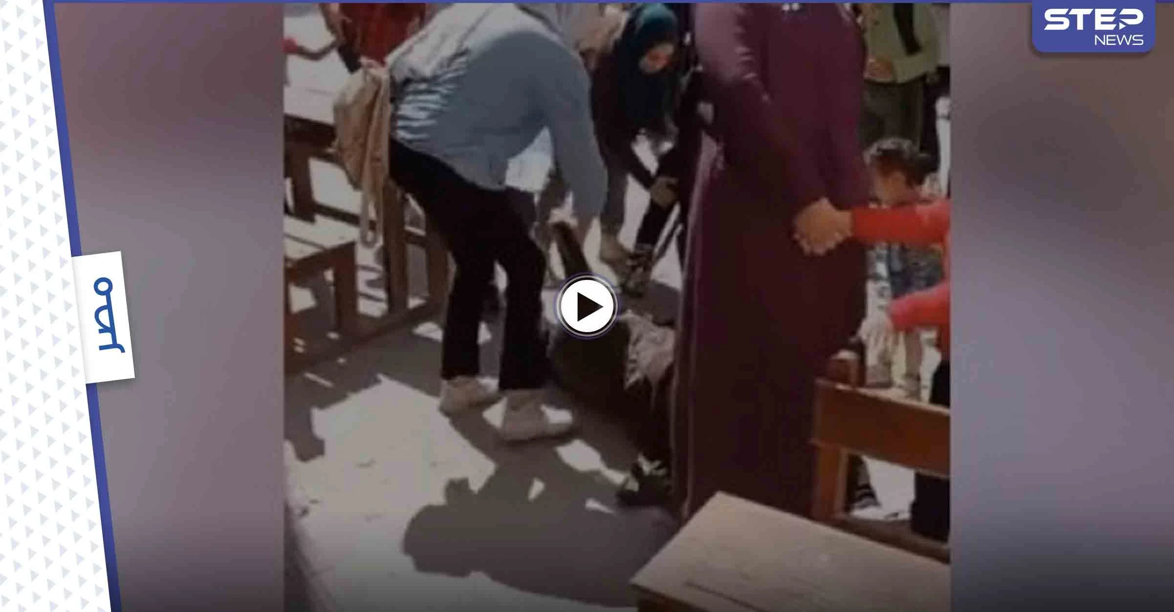 بالفيديو|| انهيار وبكاء أولياء أمور طلاب داخل مدرسة ابتدائية في مصر.. والإدارة توضح