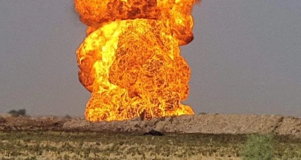 "ساعة كاملة" من الانفجارات المتتالية بمعسكر فرقة الإمام علي في الحشد العشبي وقيادة الفرقة تعلٌّق