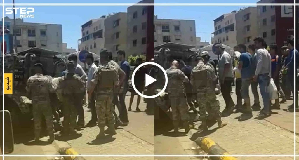 الجيش اللبناني يعتقل شباباً سوريين في بيروت (فيديو)