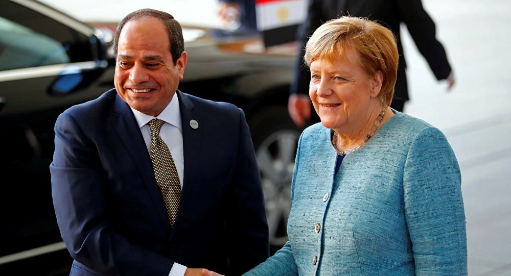 السيسي وميركل يبحثان عدّة قضايا هامّة على رأسها بلد عربي ونووي إيران