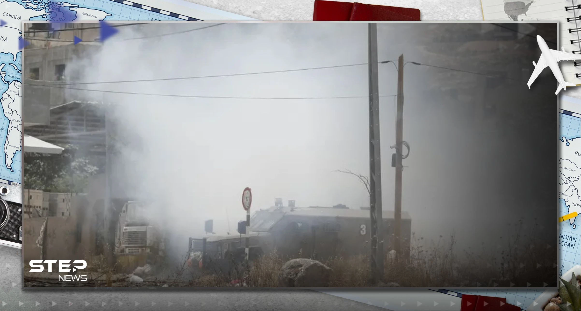 بالفيديو|| الجيش الإسرائيلي يستهدف سيارة تقل منفذي عملية إطلاق نار شمال جنين بطائرة مسيرة