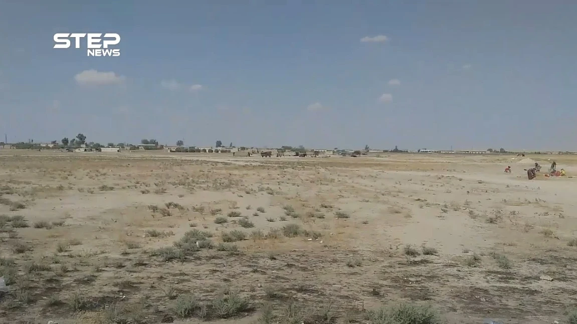 جولة لعدسة ستيب في بلدة معدان بريف الرقة الواقعة تحت سيطرة قوات النظام