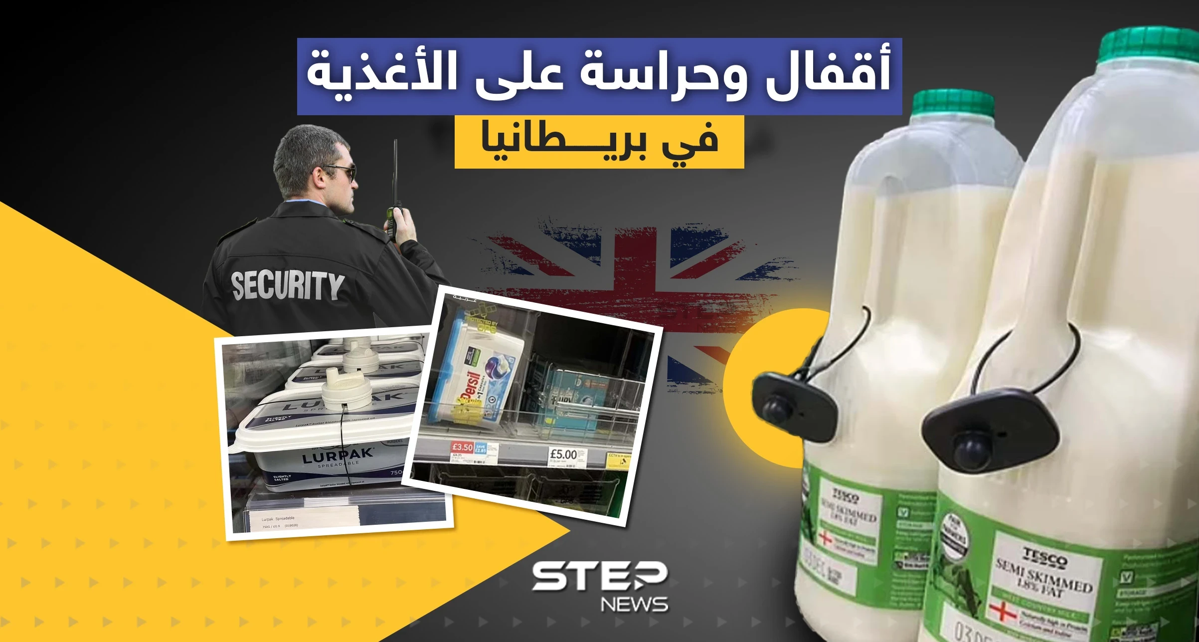أقفال وحراسة على الأغذية في بريطانيا