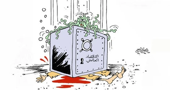 كاريكاتير || الاقتصاد العالمي