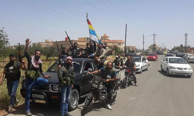 تصعيد غير مسبوق في السويداء... فصيل مسلّح يطوّق فرع المخابرات العسكرية ردّاً على اعتداءات طالت عناصره