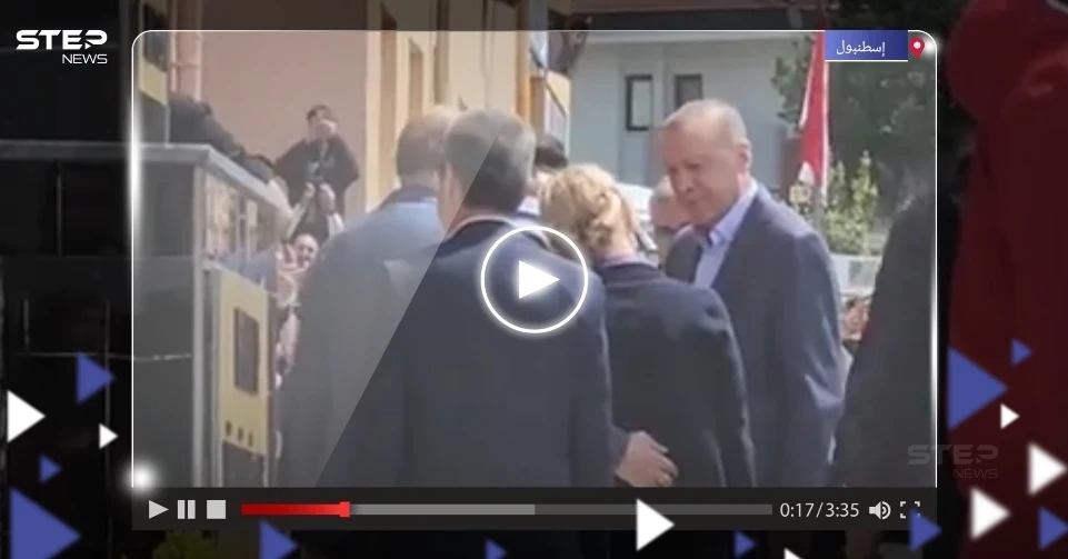 بالفيديو|| مرشحا الرئاسة التركية أردوغان وكليجدار أوغلو يدليان بصوتيهما في الانتخابات