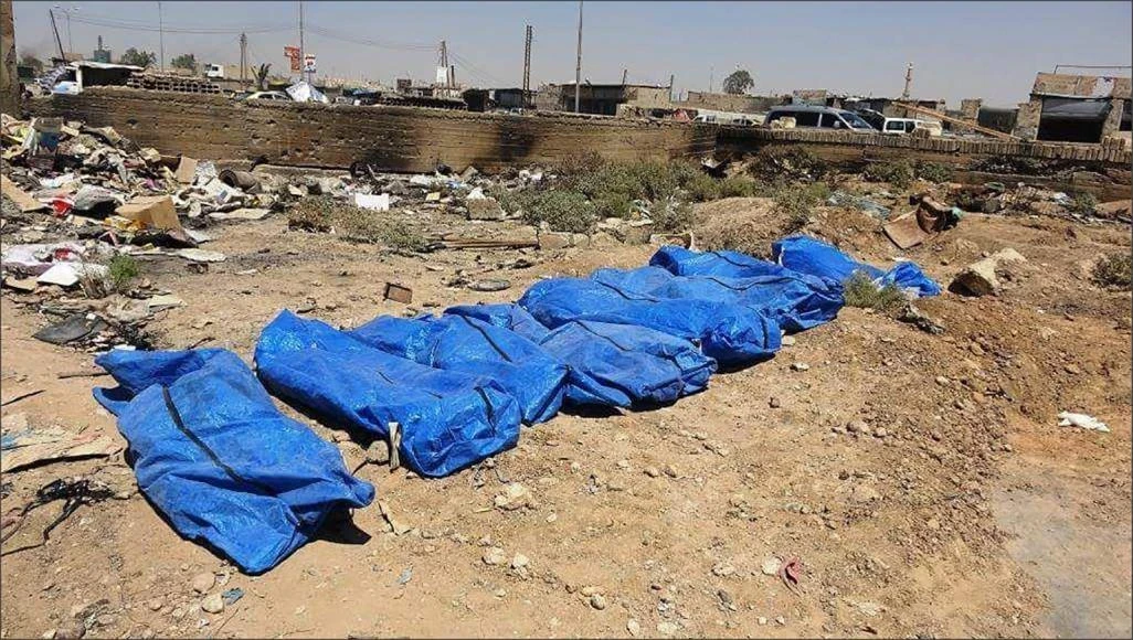 قوات النظام تكشف عن مقبرتين جماعيتين بالقرب من الميادين شرقي دير الزور!!