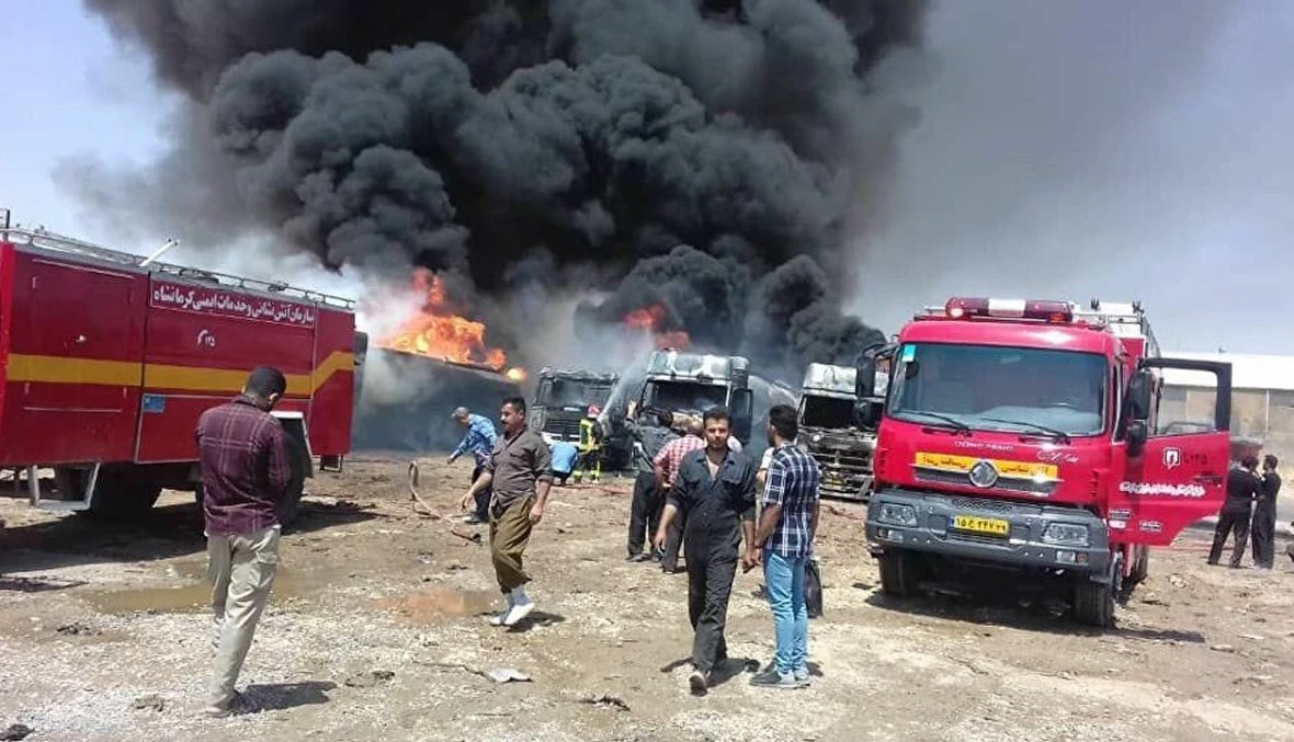 حريق آخر في مصنع للبتروكيماويات جنوب غربي إيران